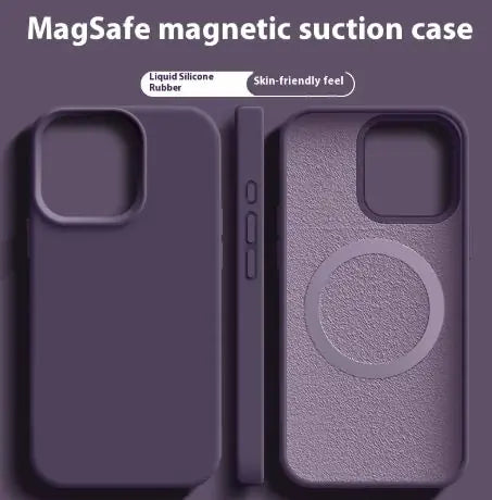 Magnetic Liquid Silicone Magsafe Case For iPhone